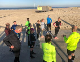 techniektraining op het strand